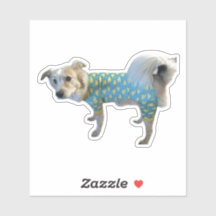 Sticker de Fee Goose - Chien adorable Awkward