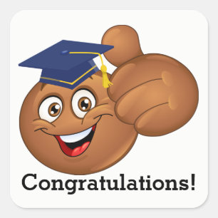 Sticker de graduation de sourire