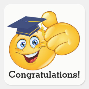 Sticker de graduation de sourire