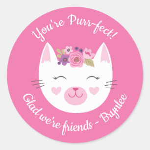 Sticker de jour Kitty Valentines