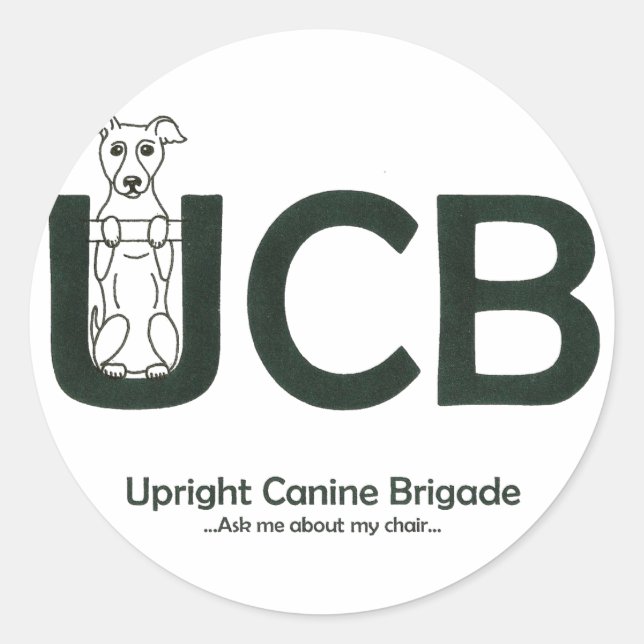Sticker de la brigade canine debout (Devant)