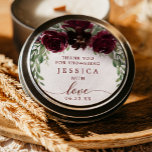 Sticker de la douche d'automne Citrouille de Bourg<br><div class="desc">Ces stickers de faveur adorables sont parfaits pour les faveurs de baby shower ou de douche nuptiale. Ils fabriquent aussi de superbes joints d'enveloppe !</div>