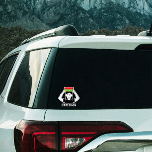 Sticker de la fenêtre de voiture en vinyle de la f