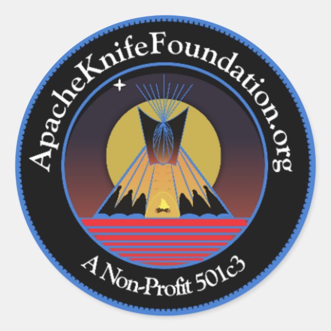 Sticker de la Fondation Apache Knife (Devant)