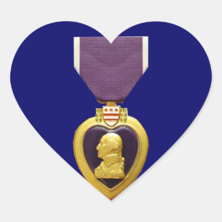Sticker de la médaille du coeur pourpre militaire