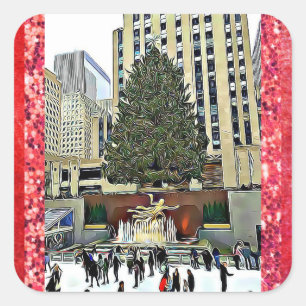 Sticker de la patinoire du Centre Rockefeller de N