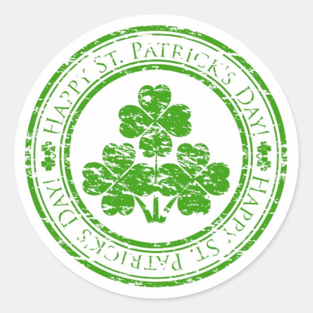 Sticker de la Saint Patrick (Devant)