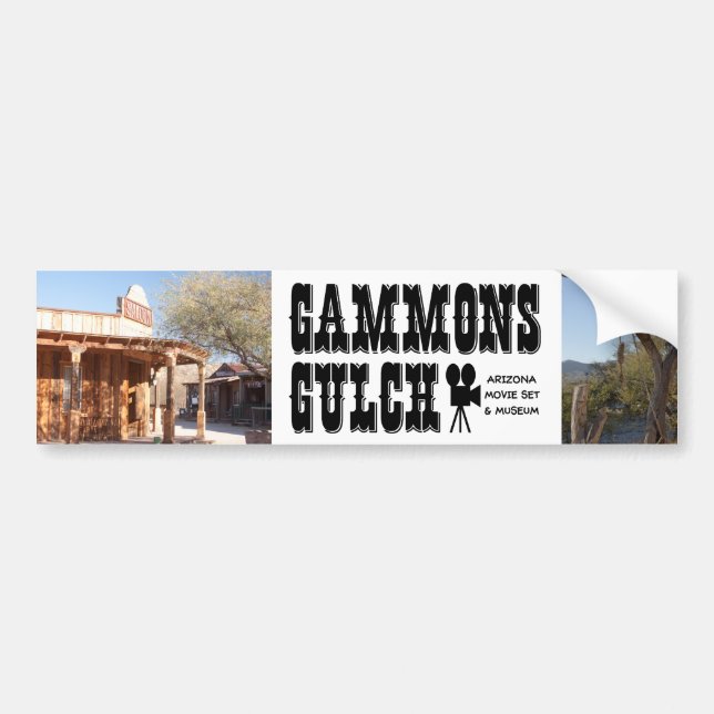 Sticker de la série de films Gammons Gulch (Devant)