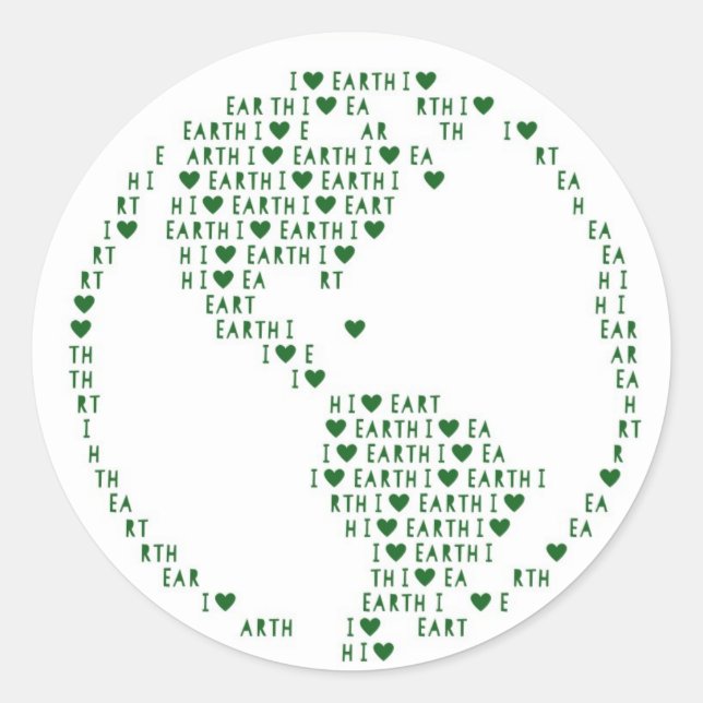 Sticker de la Terre du Coeur (Devant)