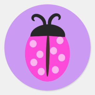 Sticker de Ladybug rose