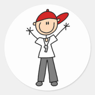 Sticker de l'arbitre de football