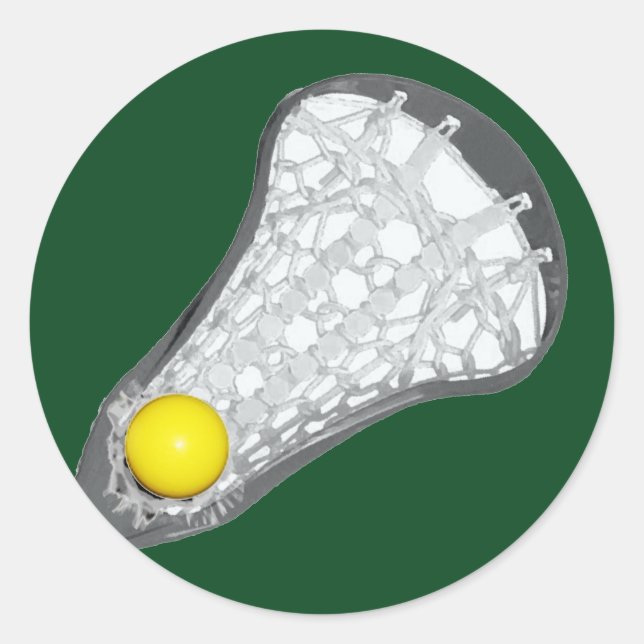 Sticker de l'équipe de crosse Green Classic (Devant)