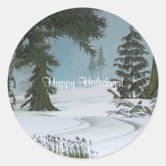 Sticker de l'hiver de Noël