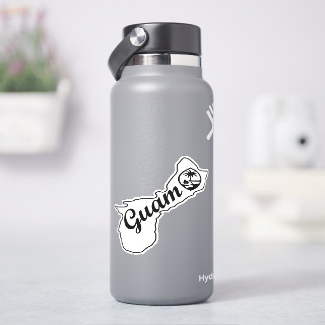 Sticker de l'île de Guam (HydroFlask)