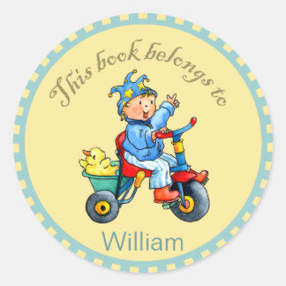 Sticker de livre de Trike Little Boys