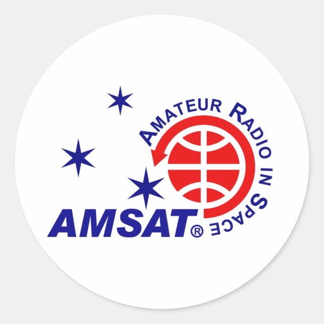 Sticker de logo AMSAT (Devant)