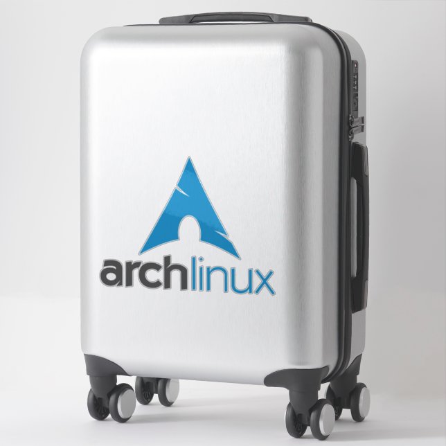Sticker de logo Arch Linux (Sur valise)
