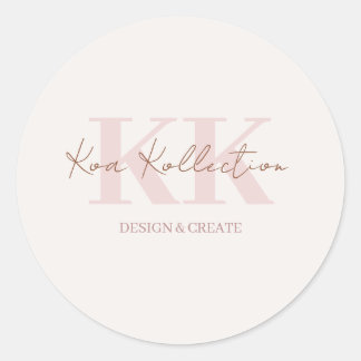 Sticker de logo minimaliste moderne