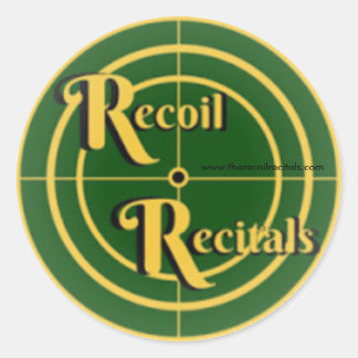 Sticker de logo officiel des récitals Recoil 3"