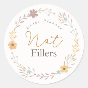 Sticker de logo rond