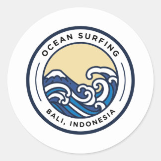 Sticker de logo rond