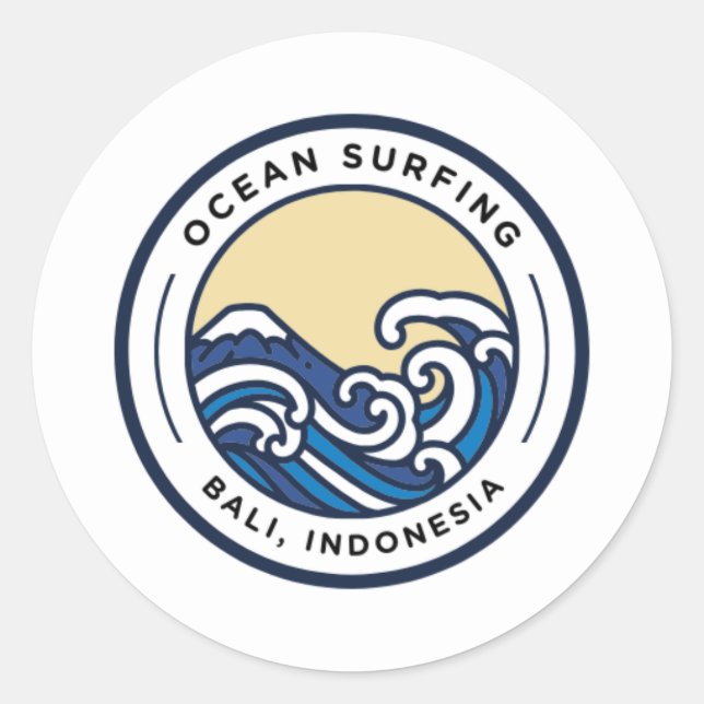 Sticker de logo rond (Devant)