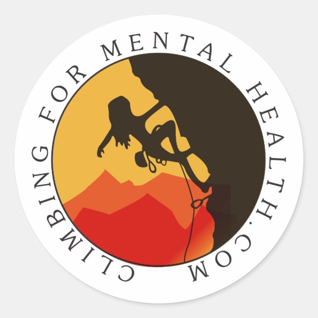 Sticker de logo rond, brillant (Devant)