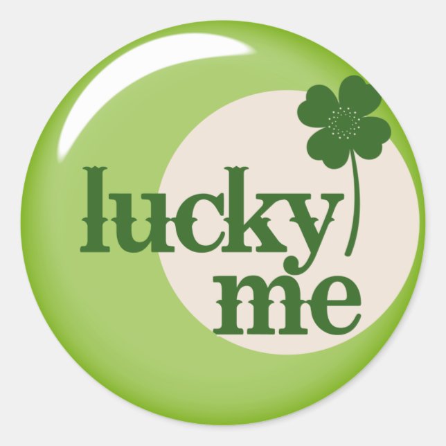 Sticker de Lucky Me St Paddy (Devant)