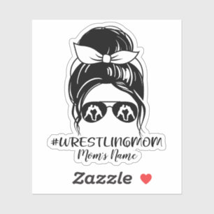 Sticker de maman lutteuse personnalisée