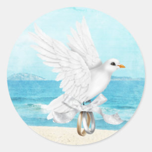 Sticker de mariage de destination