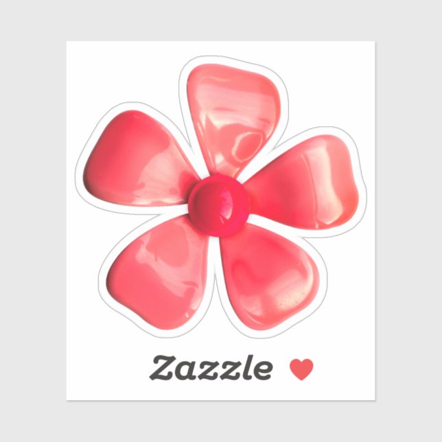 Sticker de mariage de printemps MOD Peach Daisy de (Feuille)