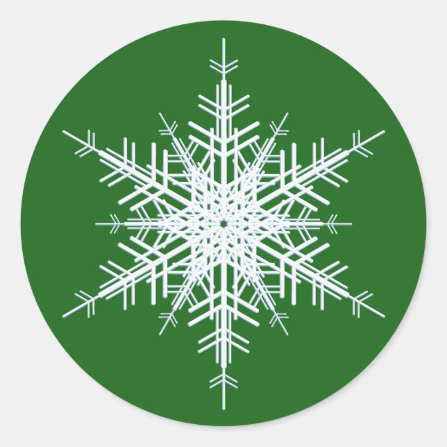 Sticker de mariage d'hiver (Devant)