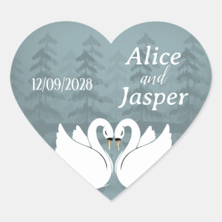 Sticker de mariage romantique et élégant
