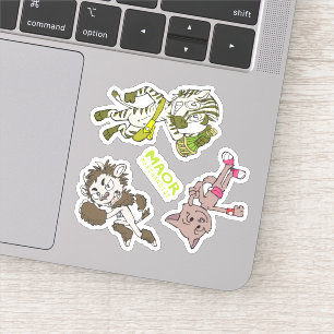 Sticker de mât 3 x 3 pouces MAOR #4