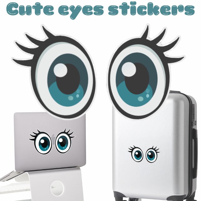 Sticker De mignons yeux pour vos appareils électroniques (Créateur téléchargé)