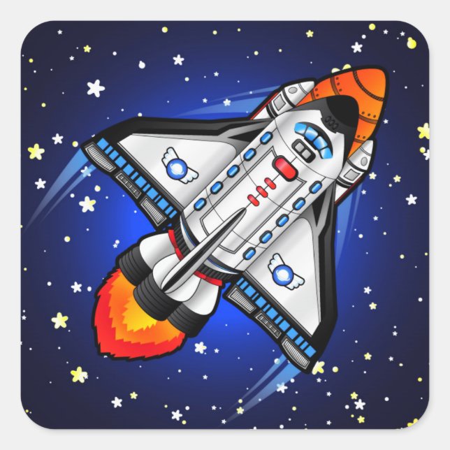 Sticker de navette spatiale (Devant)