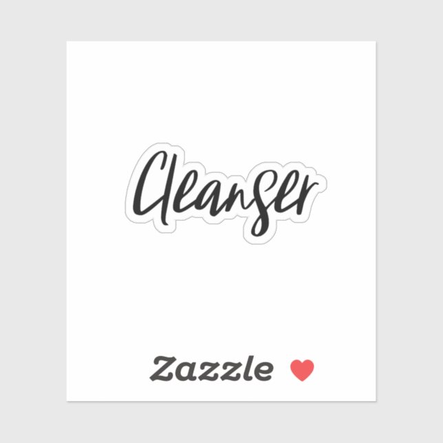 Sticker de nettoyage (Feuille)