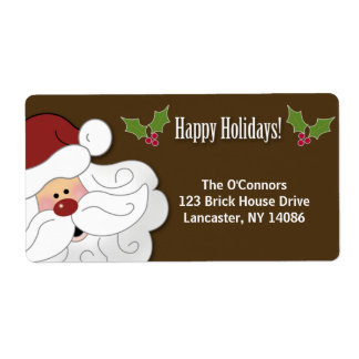 Sticker de Noël / Étiquette de adresse