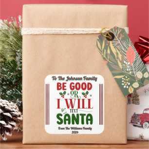 Sticker de Noël festif pour répandre la joie et la