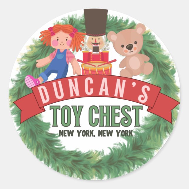 Sticker de Noël, Kevin, NYC, Duncan's (Devant)