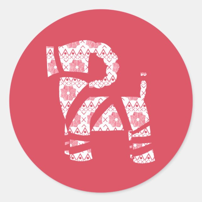 Sticker de Noël Knit Yule Bock (Devant)