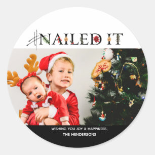 Sticker de Noël #NailingIt