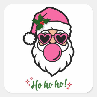 Sticker de Noël Père Noël Joyeux