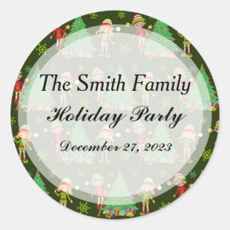 Sticker de Noël personnalisé