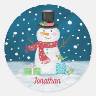 Sticker de Noël Snowman