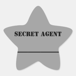 Sticker de nom de l'agent secret de KC