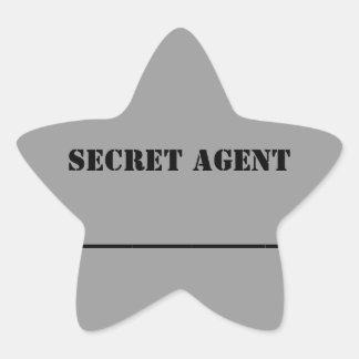 Sticker de nom de l'agent secret de KC
