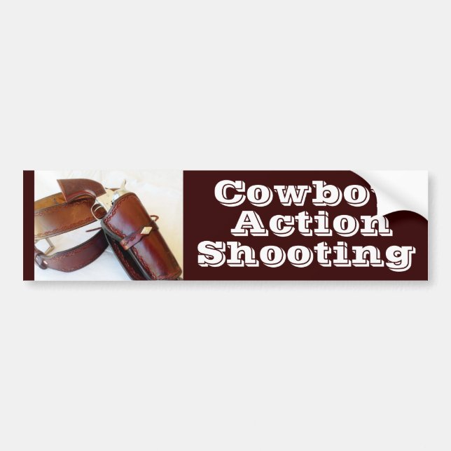 Sticker de pare-chocs à action rapide de Cowboy De (Devant)