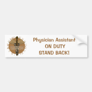 Sticker de pare-chocs adjoint du médecin