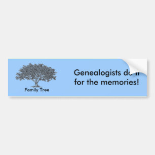Sticker de pare-chocs - arbre de famille